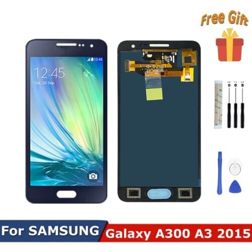 4.5" For SAMSUNG Galaxy A300 LCD Digitizer Display Touch Screen A3 2015 A300F A300H A300FU Assembly Parts With Repair Tools