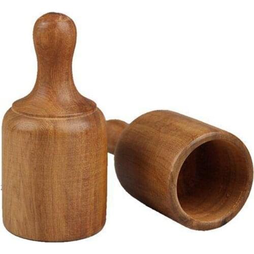 1pcs Body Cupping Therapy Cups Vacuum Acupuncture Massage Relaxation Stress Relief Health Care Fragrant Wood