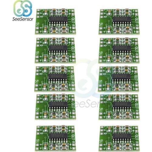 10pcs/lot PAM8403 Super Mini Digital Amplifier Board 2 * 3W Class D 2.5V To 5V Power Audio Amplifier Board Module