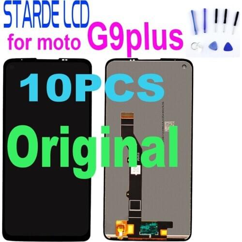 10PCS Original Tested 6.5" For Motorola Moto G9 plus Lcd Screen Display Touch Digitizer Assembly For Moto G9 Plus LCD Display