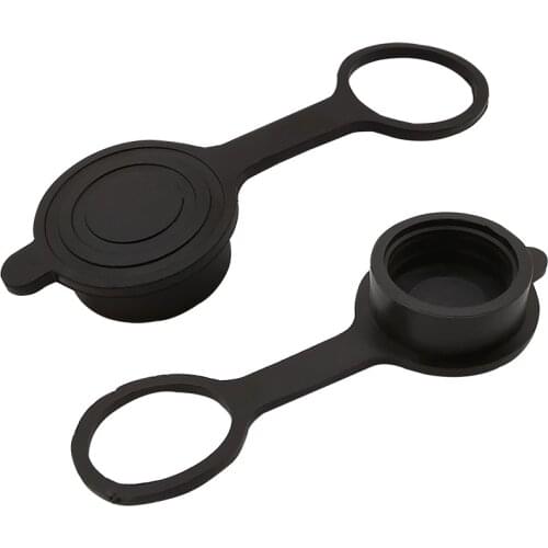2/5/10Pcs GX20 Dust-proof Rubber Cap Waterproof Black GX20 Aviation Protective Sleeve Circular Connector GX20 Protective Sleeve
