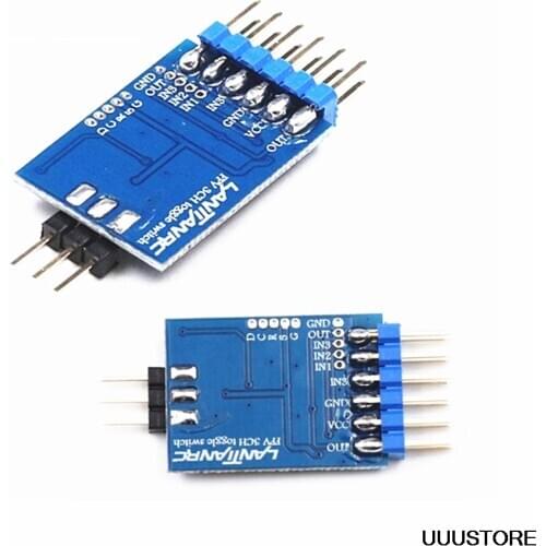 5.8G FPV 3CH AV Signal Shutter Electronic Channel Multi FPV Camera Video Switcher For FPV RC Drone Models Transmission Parts