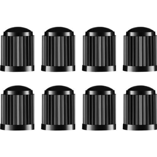 8pcs Tyre Valve Caps, Car Tire Stem Dust Covers with Seal Ring for Auto parts