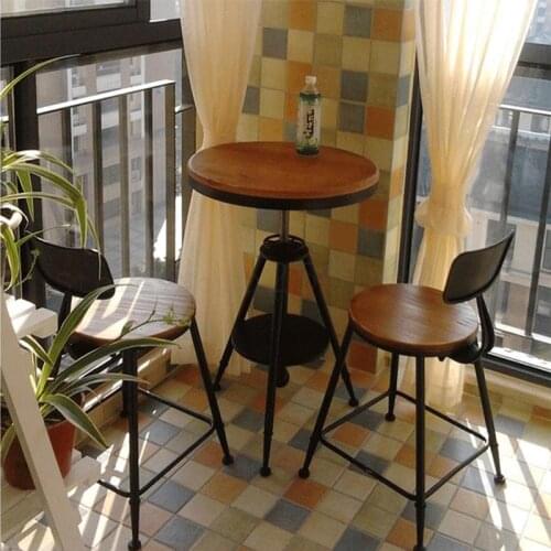 Balcony Small Table And Chair Combination Net Red Leisure Coffee Milk Tea Shop Outdoor Three Piece Modern Simple