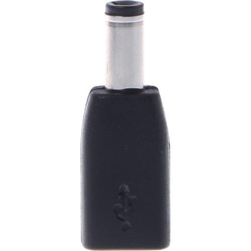 DC 5.5x2.1mm Male Plug To Micro USB Female Connector Adapter Charge Converter