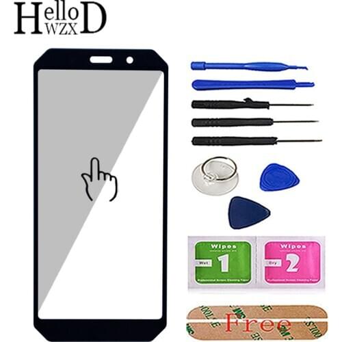 Mobile Front Outer Glass For AGM A9 5.99'' Front Glass ( No LCD Display Touch Digitizer Panel Sensor ) Tools 3M Glue