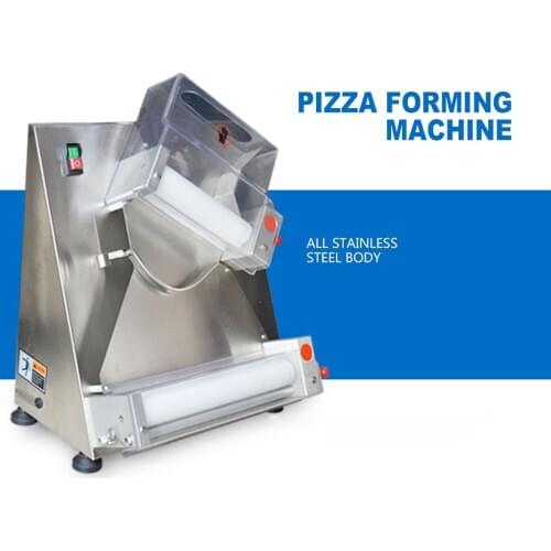 Commercial Pizza Dough Pressing Machine Pizza Processor Machine Automatic 12 inch Pizza Crust Shaping Machine Cake Press Machine