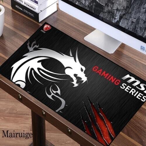 Dragon Logo Anime Mouse Pad Gamer Computer 90*40 Large Keyboard Desk Mat XXL Laptop PC Lockedge Gaming Accessories Antislip Mat