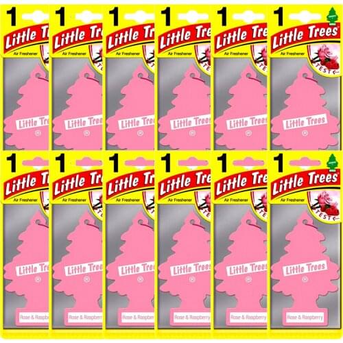 Little Trees Rose&Raspberry Gül & Ahududu Oto Kokusu 12 Adet