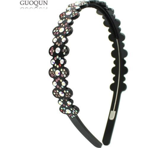 New Classic Hair Accessory - Cellulose Acetate Hair Band for Women Lady Retro Hair Jewelry Ornament for Thick Tiara Wedding Wear