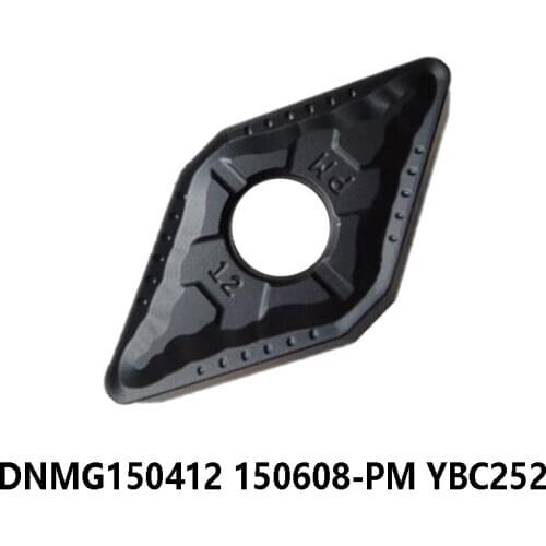 Original DNMG15 DNMG150412-PM DNMG150608-PM YBD252 Carbide Inserts for Steel DNMG 150412 150608 Turning Tools Cutter CNC