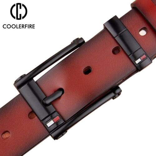 Men Belt Brand Famous Leather Belts for men Luxury Top Quality Pin Buckle Leisure Casual Jeans Strap HQ215