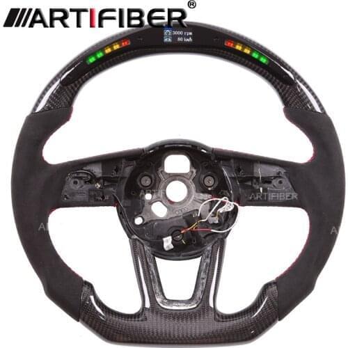 Carbon Fiber LED Steering Wheel for Audi A1,A2,A3,A4,A5,A6,A7, S3/RS3,S4/RS4,S5/RS5,S6/RS6