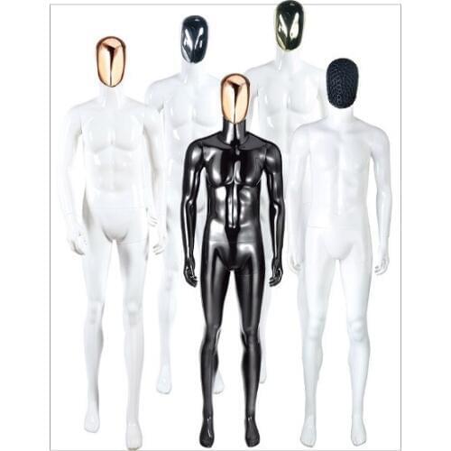 High Quality Fashion Style Men Monikens Male Full Body White Mannequin Factory Direct Sell