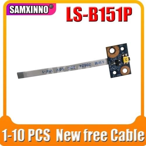 1-10 PCS Akemy Power Button Board With Cable For HP Stream X360 11-P Series 755733-001 LS-B151P 11-P010NR 11-P015WM 11-P010NA