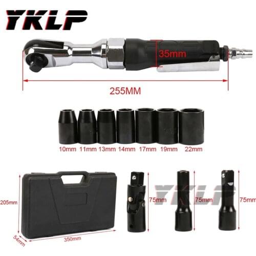 1/2" Square Drive Pneumatic Air Ratchet Socket Wrench Set For Car Repairing Tool