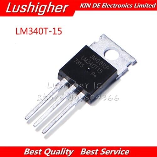 10pcs LM340T-15 TO-220 LM340T15 TO220 LM340T