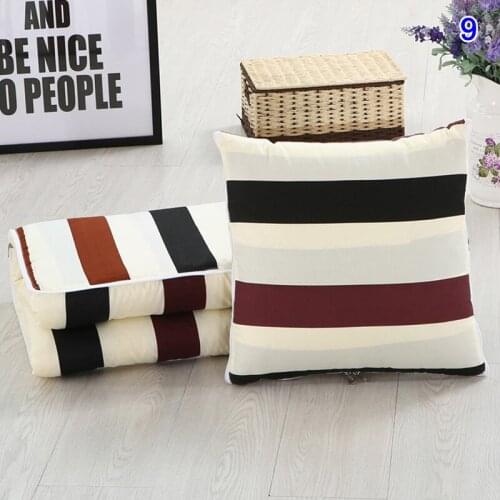 2 in 1 Napping Blanket Soft Comfortable Folding Blanket with Back Cushion for Office Worker Home Accessories