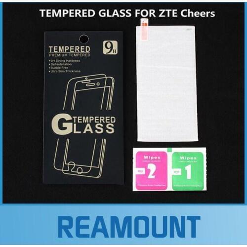 200 pcs Wholesale For ZTE Cheers With retail packaging Premium 0.3mm 2.5D Tempered Glass Film Explosion Proof Screen Protector