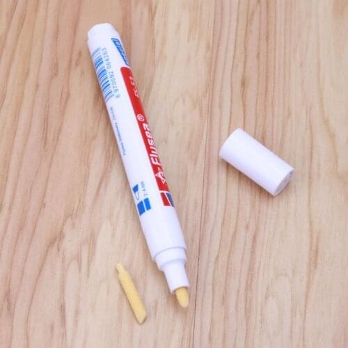 4Pcs Tile Grout Pen White Grout Renew Repair Marker with Replacement Nib Tip to Restore The Look of Tile Grout Lines Pen