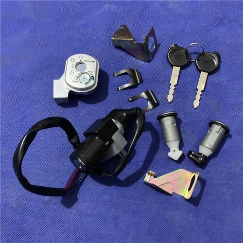Motorcycle Accessories Electric Door Lock WH125T-2 Set Lock Ignition Switch Power Lock