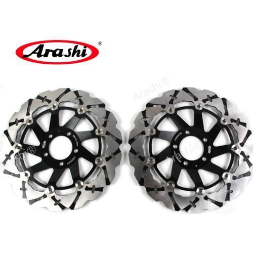 ARASHI For Kawasaki ZZR 1100 1990-1992 CNC Front Brake Rotors Brake Disc 1990 1991 1992 ZZR1100 ZRX1100 ZX9R ZXR400 ZXR750 ZRX