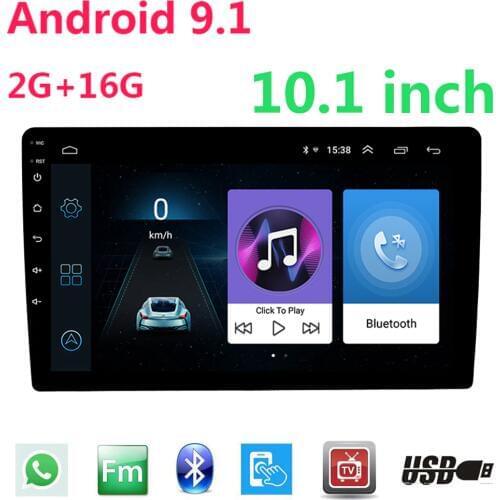Android 9.1 2G RAM 16/32 ROM 9 10.1 Inch Car Radio 2 Din Autoradio Auto Stereo GPS Navigation Wifi FM 2Din Gps 45
