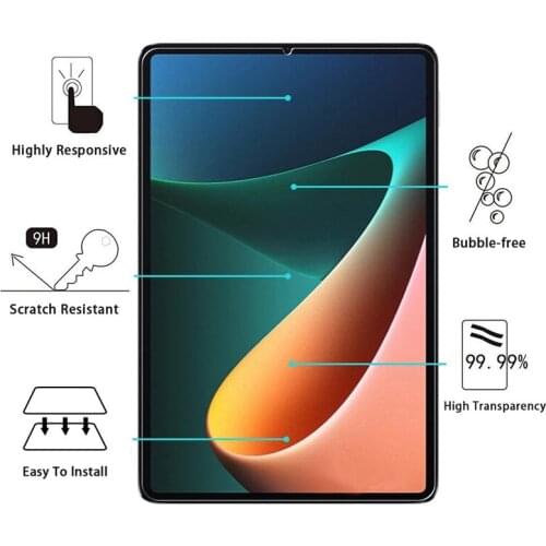 For Xiaomi MiPad 5 Pro 11 Inch New 2021 Tempered Glass Mi Pad 5 Pro Mipad5 Pro 11" Case Tablet PC Screen Protection Glass Film