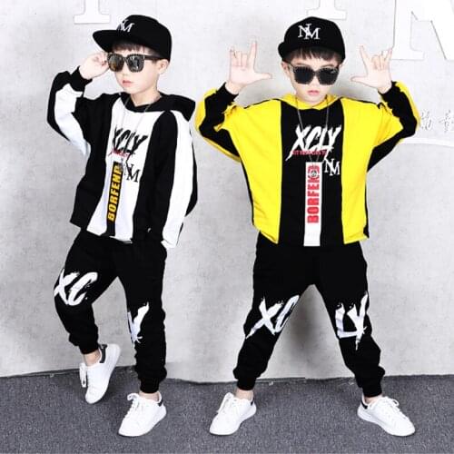 Children Hip Hop Clothing Hoodie Sweatshirt Shirt Tops Casual Pants for Girls Boys Dance Costume Wear Ballroom Dancing Clothes