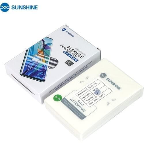50pcs/Lot SUNSHINE SS-057B Anti-blue light imported hydrogel Films For SS-890C Cutting Mahine Stickers
