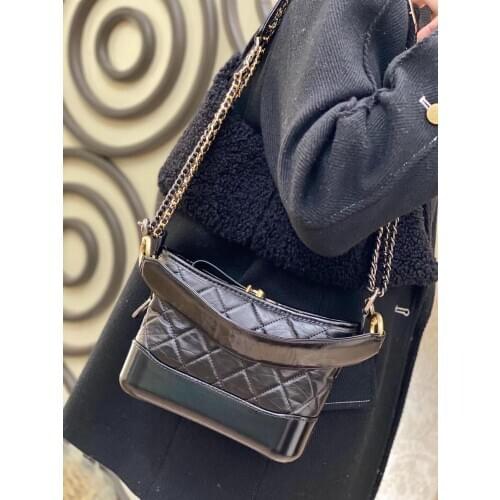 Hot sale luxury designer chain handle handbags woman handbag shoulder bag import calfskin leather Europe brand top high quality