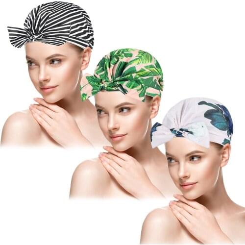 Waterproof Shower Cap Bathing Cap Thicken Elastic Bath Hat For Women Spa Bathing Accessory Hair Salon Bathroom Product Hot Sale