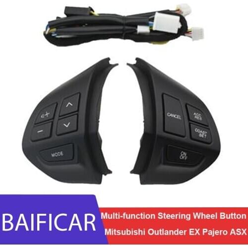 Brand New Multi-function Steering Wheel Button Cruise Switch For Mitsubishi ASX 1.6 2.0 Pajero 2.4 3.0 i-MiEV Lance 2.4 2.0