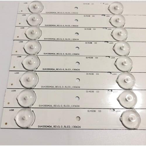 HI quality LED strip Hisense 39" TV SAM 2013CHI400 3328N1 05 SVH390A06 LED39K20D LED39EC110JD SVH390A06_REV3.0_5LED_130626