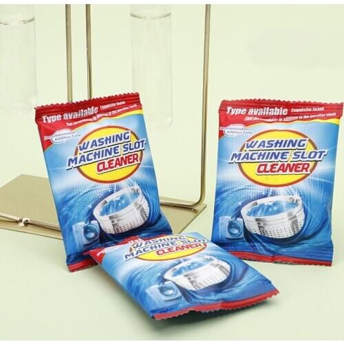 10pcs Washing Machine Clean Powder Laundry Tank Effective Cleaning Powder Washer Decontamination Remove Odor Reduce Bacteria