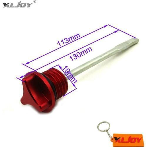 CNC Aluminum Red Engine Oil Dipstick Dip Stick For Lifan YX 125cc 140cc 150cc 160cc 200cc 250cc Chinese Pit Dirt Bike ATV Quad