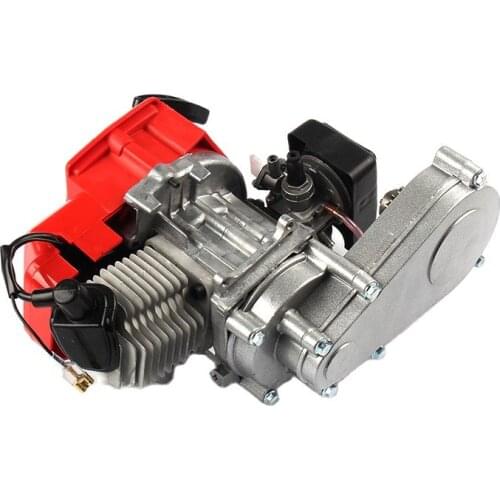 High Performance 49CC 2 Stroke Motor Engine with T8F 14t Gear Box Easy to Start Pocket Bike Mini Dirt Bike Engine DIY Engine