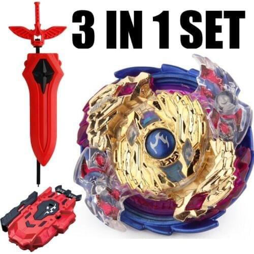 Special Edition Nightmare Longinus / Luinor Spinning Top Burst STARTER B-97 Gold Vesion Toys W/ NEW Sword LR Launcher