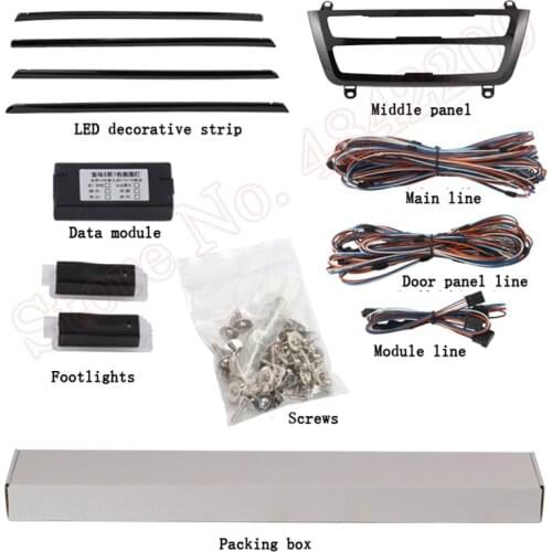 Ambient Light For BMW 3 series F30 F35 Radio Frame Center Console Cover LED Stripes Atmosphere Lamp Tuning car 9-color 2014-2018