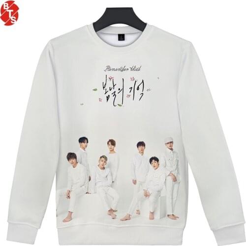 BTOB 3D Printed O-Neck Sweatshirts Women/Men Kpop Fashion Long Sleeve Sweatshirts 2019 Hot Sale Casual Trendy Streetwear Clothes