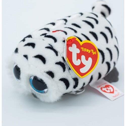 TY 4" Teeny Tys White owl Stackable Screen Clean Doll Plush Stuffed Animal Collectible Toy Christmas Gifts