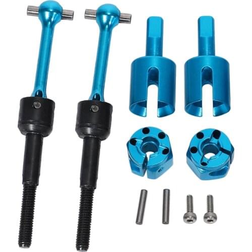 Aluminum Alloy Universal Gearbox Cup Joint Swing Shaft Set for 1/10 RC Car Tamiya TT-01 TT01 TT-02 TT02 Upgrade Parts