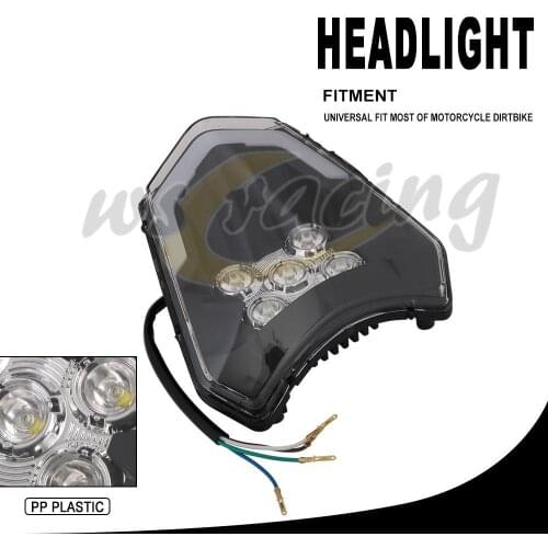 Motorcycle Universal Headlight Head Light Headlamp Lamp For KTM SX SXF EXC EXC-F XC XCW XC-W XCFW 125 150 200 250 350 400 450