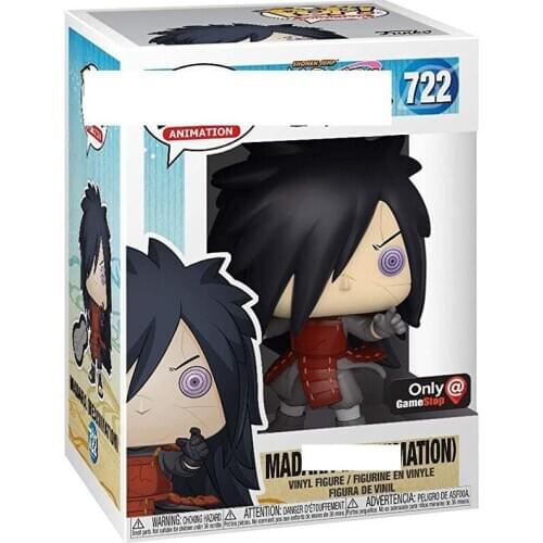 FUNKO POP Naruto Uchiha Madara 722# Vinyl Dolls Figure action Model Toys For Children Christmas Gifts