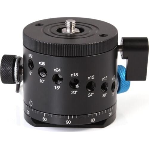 DH-55D Panoramic Panorama BallHead Clamp Indexing Rotator For Camera Tripod ball Head support base