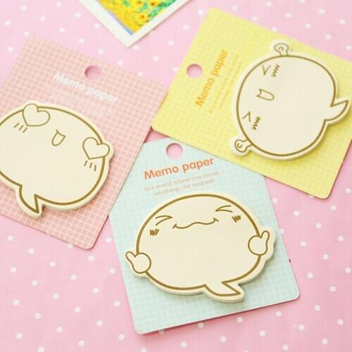 1Sheet Cute Korean Stationery Office Supplies Scrapbooking Memo Pad Sticky Markers Kawaii Totoro Planner Stickers Sticky Notes