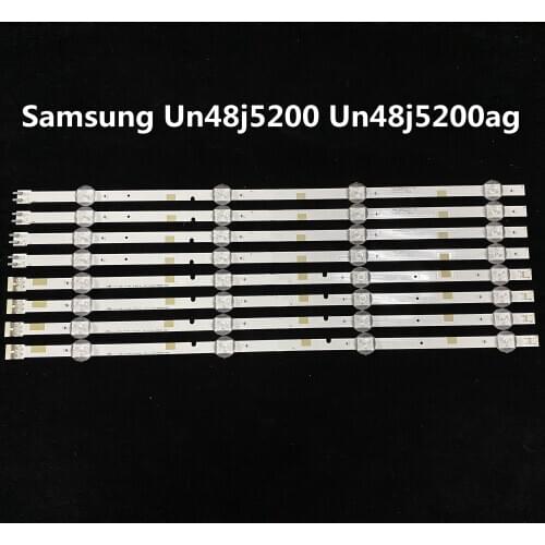 10kit 8 PCS led strip backlight for Samsung UN48J5200 UN48J5000AF BN96-37296A 37297A 2015 SVS48 FCOM V5DN-480SMA-R4 480SMB-R4