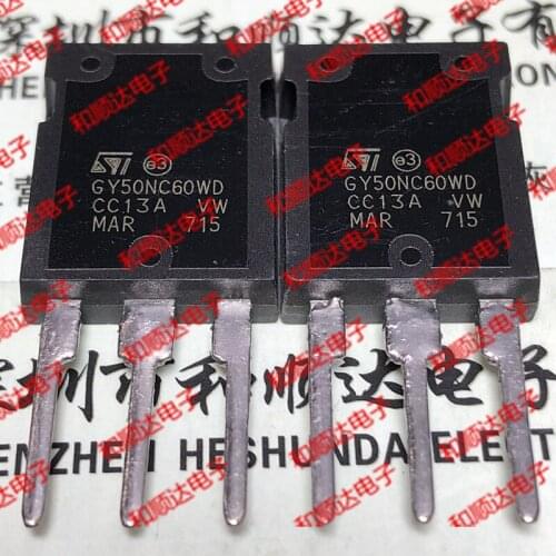 10pcs / lot GY50NC60WD STGY50NC60WD new stock TO-247 600V 50A
