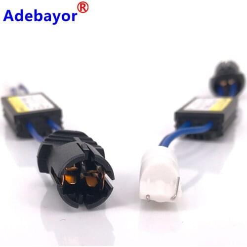 100pcs T10 adapter Canbus Error Free Resistor LED Decoder Warning Error Canceller T15 W5W LED Bulbs