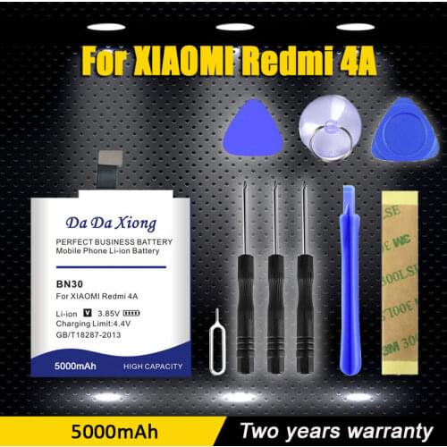 2019 High quality 4850mAh BN30 Li-ion Phone Battery for Xiaomi Redmi 4A battery